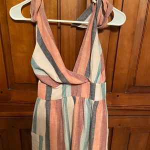 Striped Halter Sundress